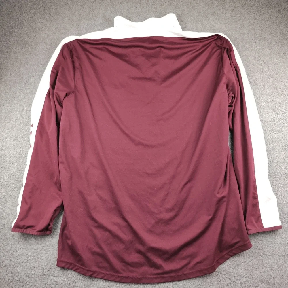 Adidas Texas A&M Aggies Men 2XL Maroon Climalite Quarter Zip Pullover Shirt